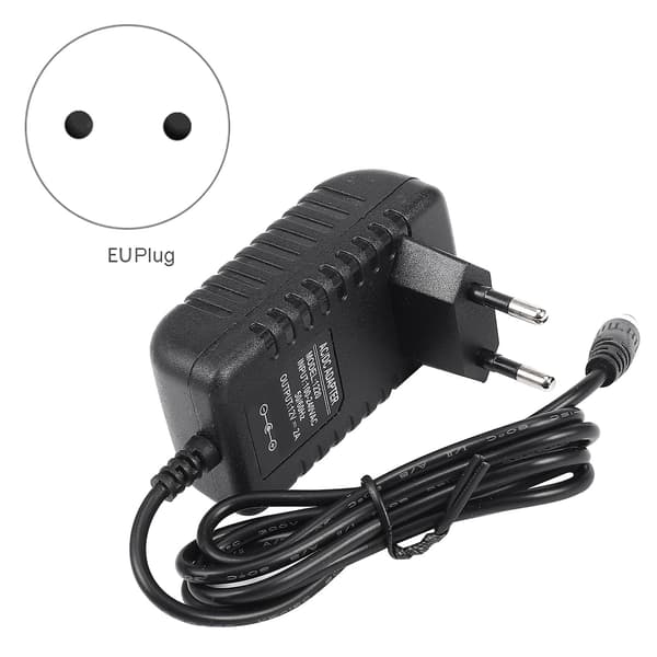 AC/DC 12V 2A 24W Strömförsörjningsadapter Transformator för 5050 3528 LED-remsa EU-kontakt