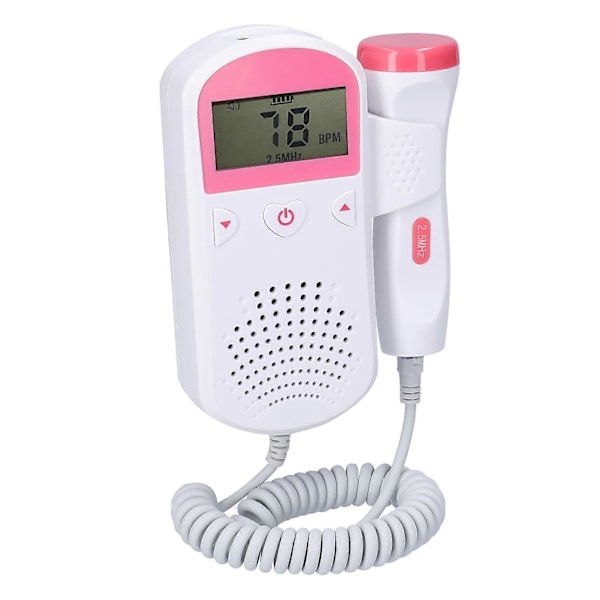 Fetal Doppler för hemmabruk, Prenatal Hjärtmonitor med LCD-display, Fosterljudsmätare, Daglig vårdprodukt för gravida kvinnor