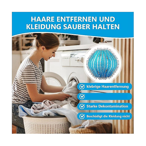 Vask, fnugkugle til vask, genanvendelig fnug til vask