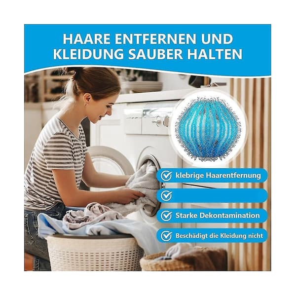 Vask, lo-ball for vask, gjenbrukbar lo for vask