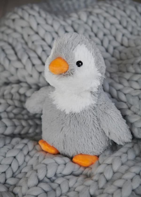 Junior Mikrobølgeovn Egnet Grå Pingvin - 22 cm - Unisex Børn