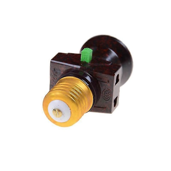 1 st E27 Skruvbaserad Lamphållare Konvertering Med Strömbrytare Lamplampa Socket Adapter