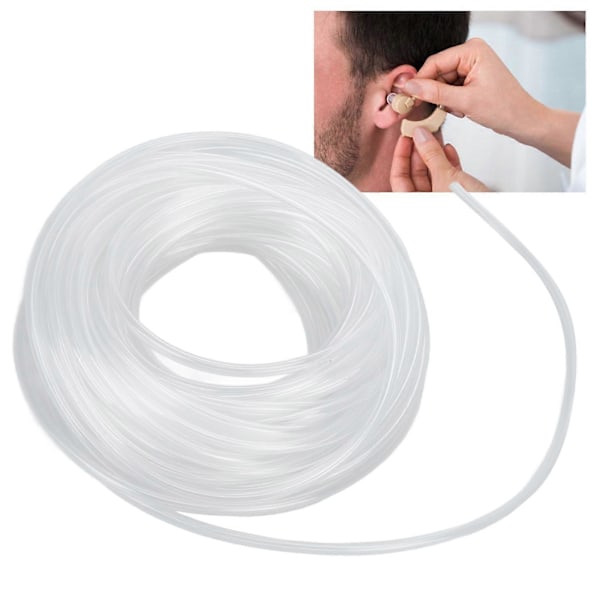 10 m Långt Öronmussling Hörselapparatsslang Universal Transparent PVC Hörselapparatsslang (FMY)