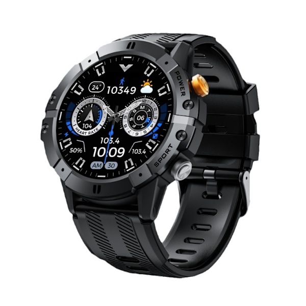 C29 Utomhus Trippel-Säker Sport Smartklocka 1.52-tums HD Bluetooth Samtal Pulsmätare Sömnmonitor Klocka