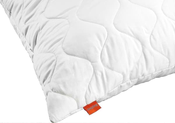 2 Mikrofiberpuder 65 x 65 cm, Hvid