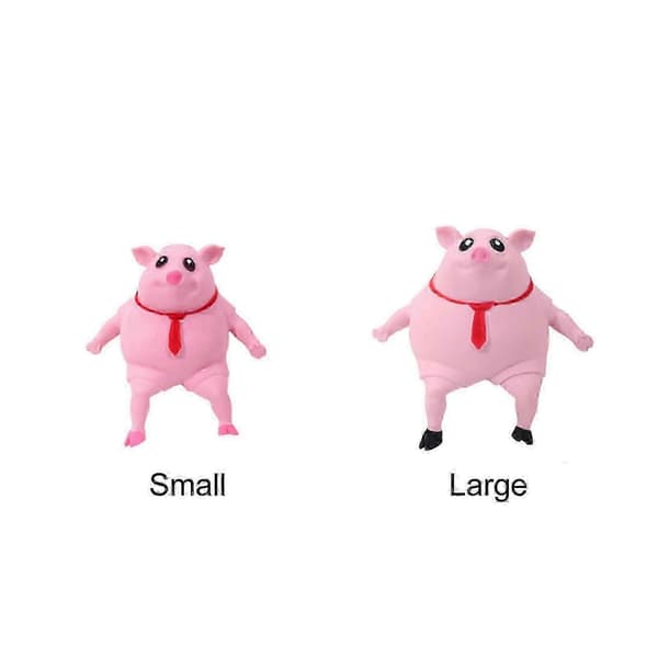 Søt Rosa Gris Stress Relief Squishy Leke for Barn og Voksne