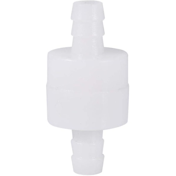 8mm Plastisk Backventil med Envägs Backventil för Vatten, Bränsle, Vätska, Luft