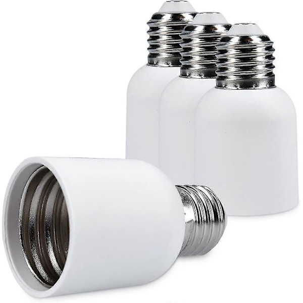 4x Sokkeladapter - E27 til E40 Sokkelkonverter - E40 Base Lampeholderadapter til Halogen LED Pære