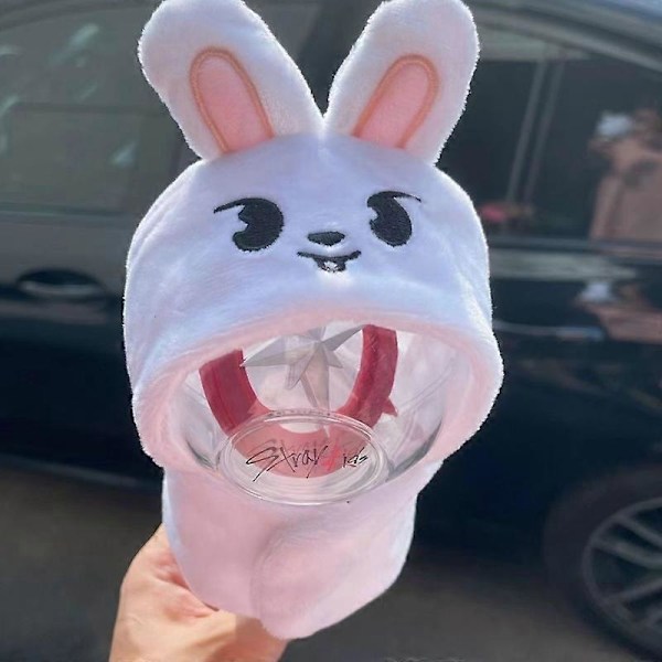 Kpop Stray Kids Lightstick Plyschöverdrag Skzoo Konsert Ljusöverdrag Docktillbehör Cape Hatt Lampskärm Fans Samlarobjekt Gåva D