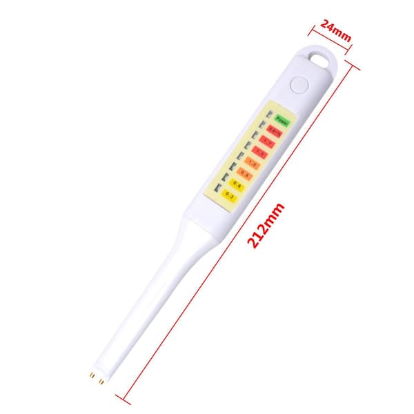 Mattsalinitetstestare Penn-typ Salinitetsmätare Saltkoncentrationsmätare Salinometer LED-indikator Skruv