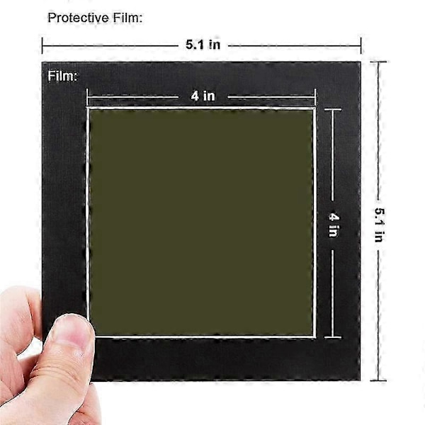 4 X 4 tums Magnetisk Fältvisningsfilm, magnetisk Fältvisare, magnetisk Fluxdisplay, magnetmönster De (FMY)