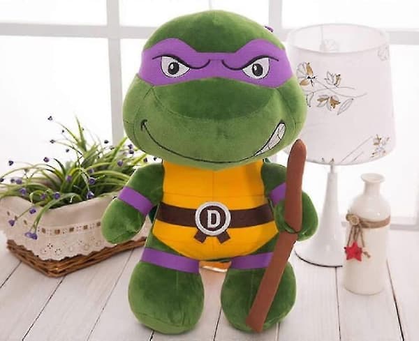 Skilpadder Plussj Plushie Samleobjekt Ninja Plushies B Purple 25CM