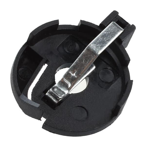 CR2016 2025 2032 Knapcelle Batteriholder Sokkel Sort 5 Stk