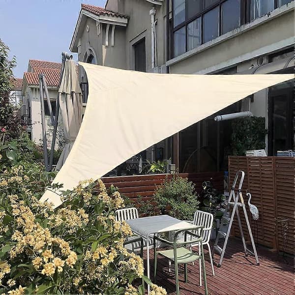 Trekantet solseil - Vanntett og anti-UV