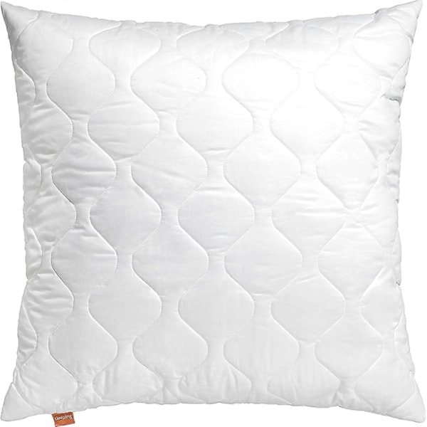 2 Mikrofiberputer 65 x 65 cm, Hvit