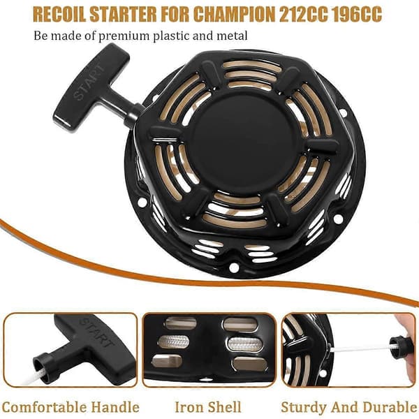 Til 212cc 196cc 224cc Trækstart Samling 3500w 4000w 4500w Generator Dele med Træktov