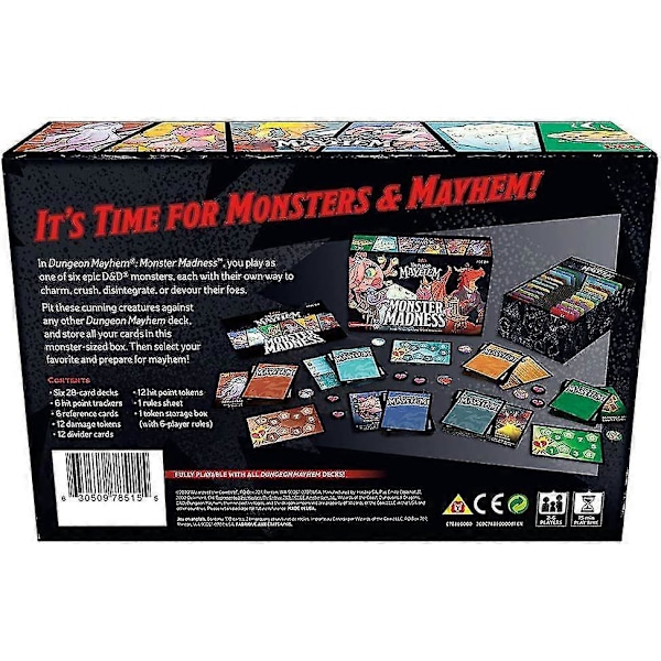 Bordspelet Dungeon Mayhem Dungeons Of Chaos Full English Monster Madness Strategispel Dungeon Madness Monster