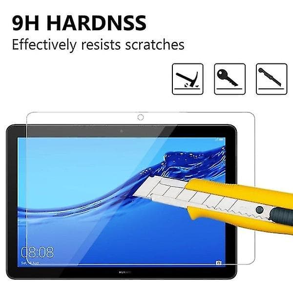 Huawei Mediapad T5 Arc Edge Härdat Glas Skärmskydd Transparent