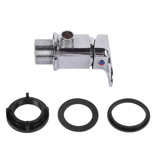 Forkromet blandingsbatteri til bruser, campingvogn, autocamper, udløb 1/2 med 1500 mm Push Fit-haler