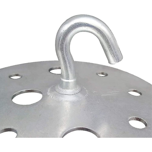 Metall Rund Bas Tak Krok 90mm Kraftig Ljuskrona Krok Beslag, 2 Stycken (FMY)