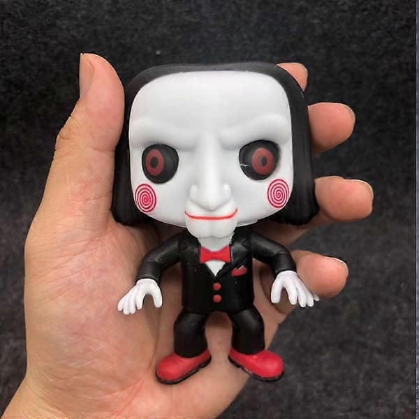 Film Saw Karakter Billy Ghost Face Vinyl Dukker Figur Leker 2 box with protector