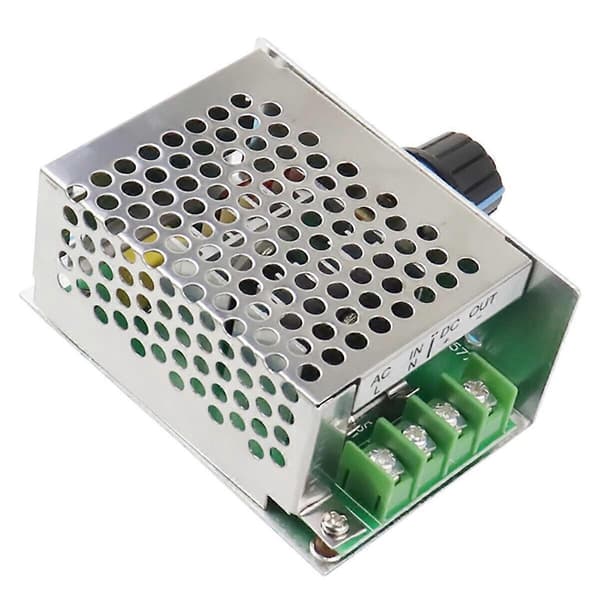 AC 110V 220V til DC 10-220V SCR Motor Hastighetskontroller Spenningsregulator Dimmer