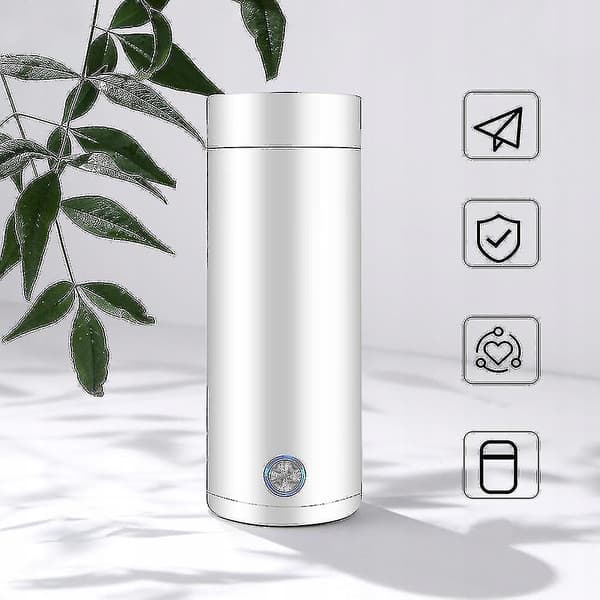 Usb Wise Elektriska Vattenkokare Termosmugg (storlek:vit)(FMY)