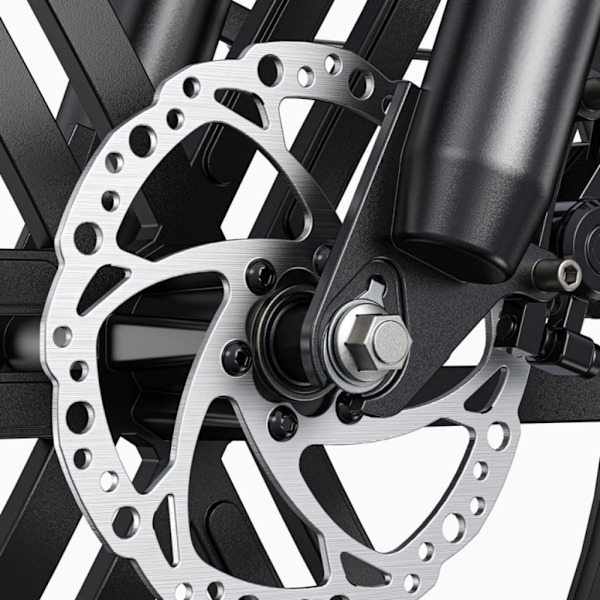 ENGWE L20 Boost Sähköinen Fatbike - Sähköpyörä - 20 Tuumaa - 250W Moottori - 7 Vaihdetta - 126 km Toimintasäde - Mekaaniset Levyjarrut - Black