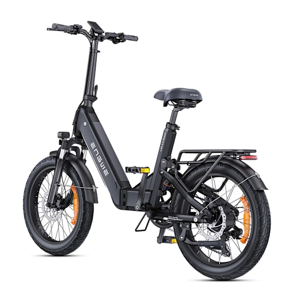 ENGWE L20 3.0 Boost Sähköinen Taittopyörä - Sähköpyörä - 20 Tuumaa - 250W Moottori - 7 Vaihdetta - 135 km Toimintasäde - Hydrauliset Levyjarrut - Black