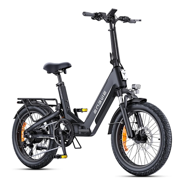 ENGWE L20 3.0 Boost Sähköinen Taittopyörä - Sähköpyörä - 20 Tuumaa - 250W Moottori - 7 Vaihdetta - 135 km Toimintasäde - Hydrauliset Levyjarrut - Black