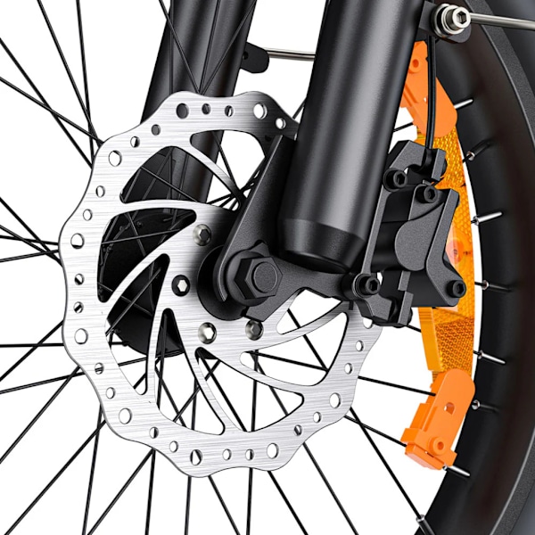 ENGWE L20 3.0 Boost Elektrisk Hopfällbar Cykel - Elcykel - 20 Tum - 250W Motor - 7 Växlar - 135 km Räckvidd - Hydrauliska Skivbromsar - Guld