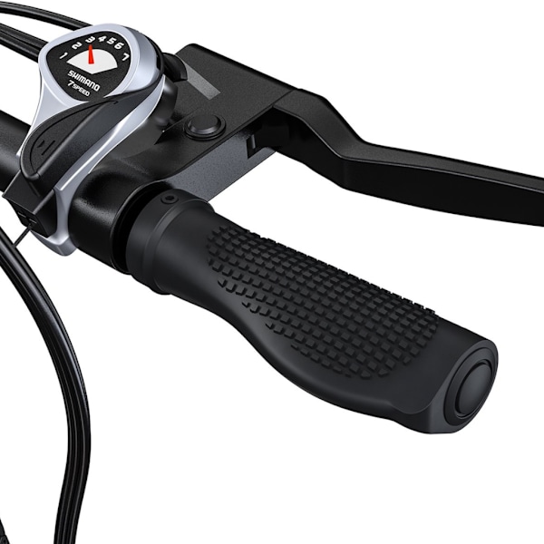 ENGWE P1 Elektrisk Foldbar Cykel - 20 Tommer - 250W Motor - 7 Gear - 100 km Rækkevidde - Mekaniske Skivebremser - Silver