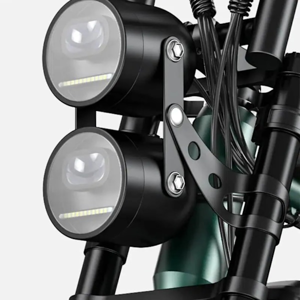 ENGWE M20 (13Ah) Sähköinen Fatbike - Yksi Akut - 20 Tuumaa - 250W Moottori - 7 Vaihdetta - 75 km Kantama - Mekaaniset Levyjarrut - White