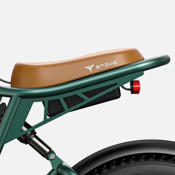 ENGWE M20 (13Ah) Sähköinen Fatbike - Yksi Akut - 20 Tuumaa - 250W Moottori - 7 Vaihdetta - 75 km Kantama - Mekaaniset Levyjarrut - Green
