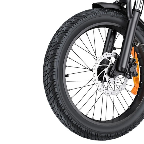 ENGWE L20 3.0 Boost Sähköinen Taittopyörä - Sähköpyörä - 20 Tuumaa - 250W Moottori - 7 Vaihdetta - 135 km Toimintasäde - Hydrauliset Levyjarrut - Black