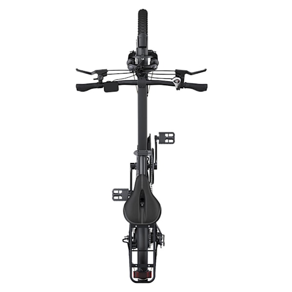 ENGWE P1 Elektrisk Fällbar Cykel - 20 Tum - 250W Motor - 7 Växlar - 100 km Räckvidd - Mekaniska Skivbromsar - Svart