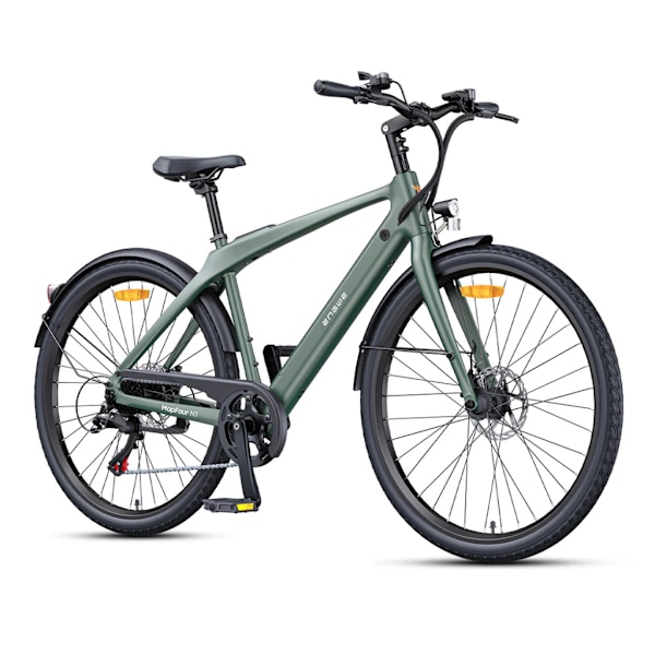 ENGWE MapFour N1 Air Sähköpyörä – E-bike – Korkea askel – 28 Tuumaa – 250W Moottori – 100 km Toimintamatka – Mekaaniset Levyjarrut – Green