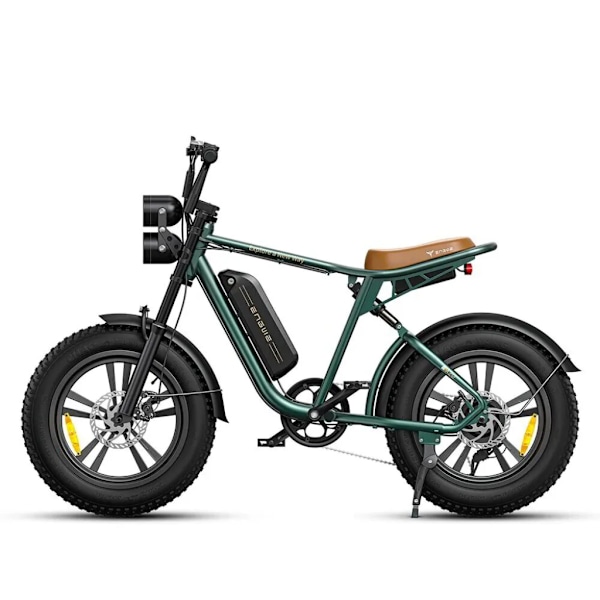 ENGWE M20 (13Ah) Sähköinen Fatbike - Yksi Akut - 20 Tuumaa - 250W Moottori - 7 Vaihdetta - 75 km Kantama - Mekaaniset Levyjarrut - Green