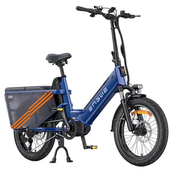 ENGWE LE20 Elcykel - E-bike - Enkel Batteri - Lav Indstigning - 20 Tommer - 250W Motor - 7 Gear - 126 km Rækkevidde - Hydrauliske Skivebremser - Blue