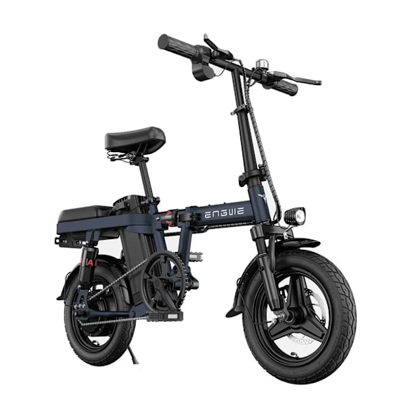 ENGWE T14 Elektrisk Hopfällbar Cykel - Lättviktsdesign - 14 Tum - 250W Motor - 42 km Räckvidd - Mekaniska Skivbromsar - Blå