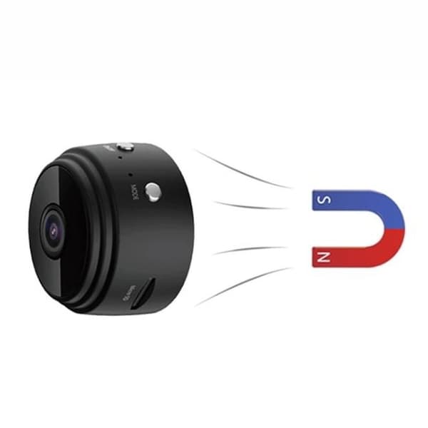 150° IP Camera / Wireless Surveillance Camera - WiFi Svart black