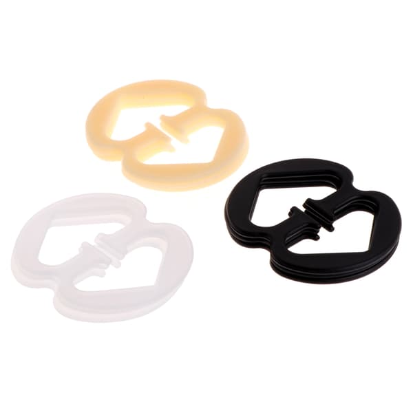 9 Pcs Bra Strap Buckles Anti-slip Exposure-proof Adjustable Clips Racerback