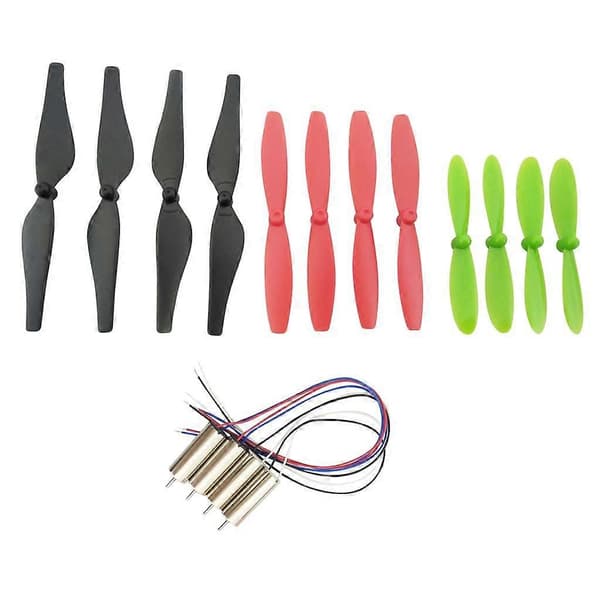 7.4V 8520 8.5x20mm Mini Børstet Kjerneløs Motor med Propeller for DIY Quadcopter