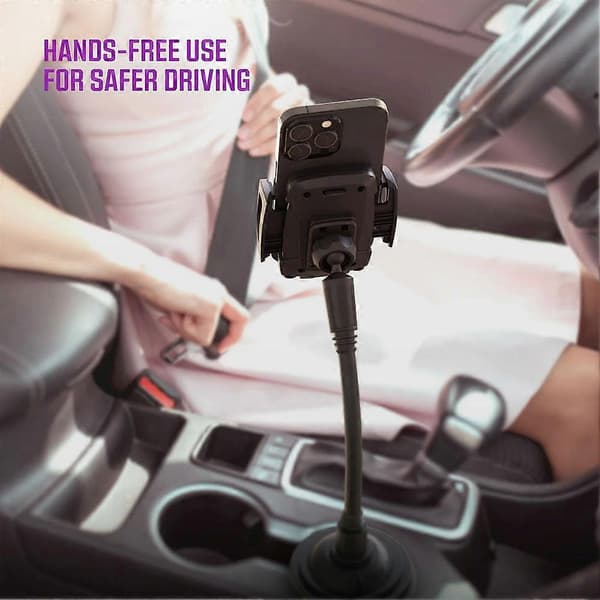 Flexview Auto Kopholder Telefonholder til Bilmontering, Fuldt Justerbar