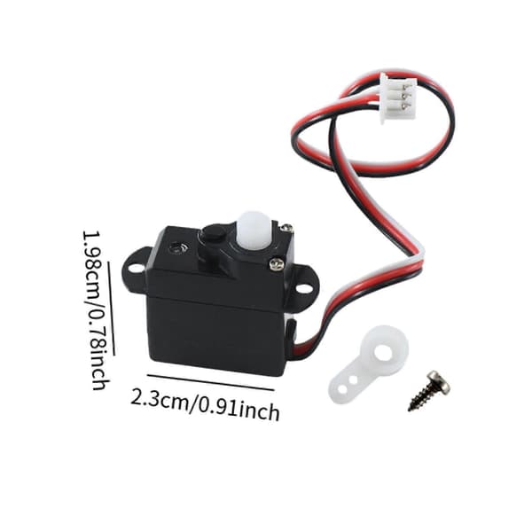 RC Servo Opgraderet Modifikationsskrue til Wltoys K170 Fly Hobby Model