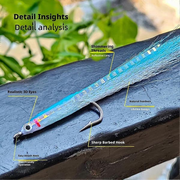 BLF1077 Ny Surf Candy Fluefiskelokke E 1pcs