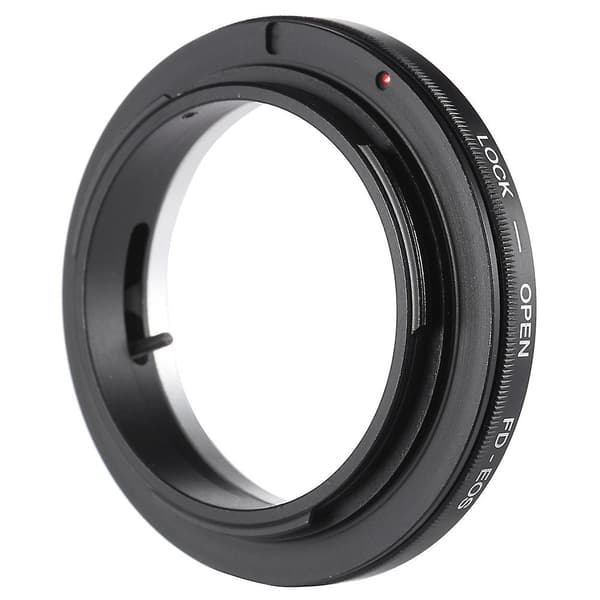 FD-EOS Adapterring Objektivfäste för Canon FD-objektiv för att passa EOS-fästeobjektiv