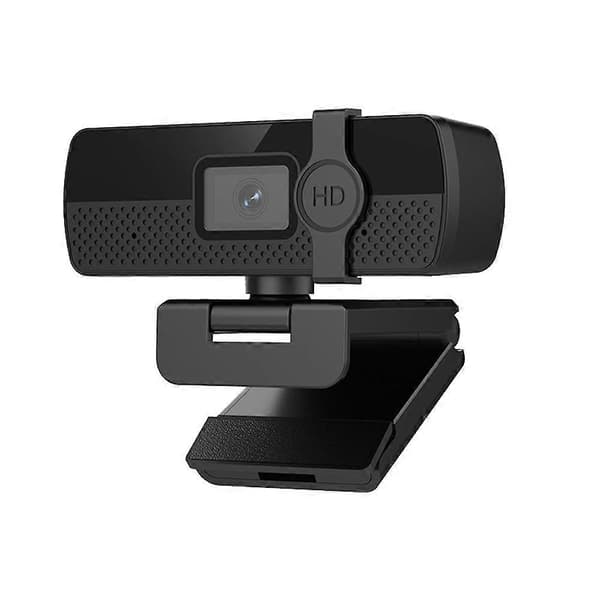 4K Webcam Fuld HD Webkamera med Mikrofon USB-stik Auto Autofokus Webkamera til PC Bærbar Computer Desktop Kamera, A Black