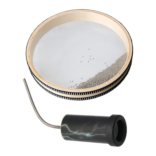 2 stk. 10 tommer Wave Bead Ocean Shake Drum Mini Thunder Sound til musikelsker