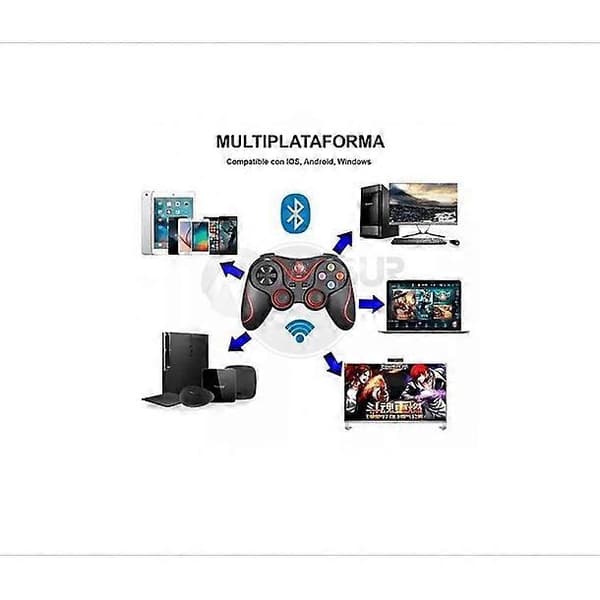 Praktisk og vakker kontroll Joystick Gamepad Mando Bluetooth Celular Android V8